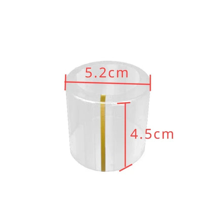 HARDIRON 100pcs Gold Striped Heat Sealing Film for Glass Bottles