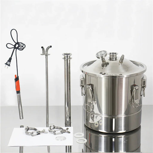 Premium Stainless Steel Fermentation Barrel with Temperature Control for Wine and Beer Enthusiasts