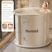 Luxurious Adult Folding Spa Bathtub with Steam Cover - Ultimate Comfort for Home Spa Experience
