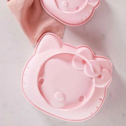 Adorable Pink Cat Shaped Silicone Baking Mold