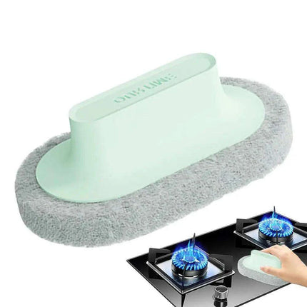 Ultimate Kitchen Cleaning Duo: Dual Action Sponge & Scrub Brush Set for Effortless Scrubbing