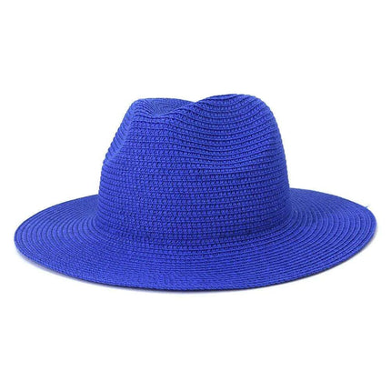 Chic Macaron White Straw Hat for Summer Travel - Essential Sun Protection for Beach Days 2023