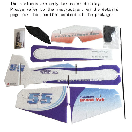 TINY HAND EPP Yak55 800mm RC Plane - 3D Aerobatic Foam Aircraft