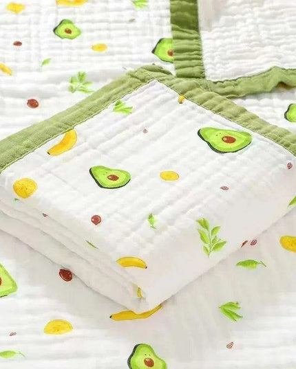 Luxurious Cotton Baby Towel and All-Season Blanket Duo - Comfort for Every Stage of Your Child's Growth