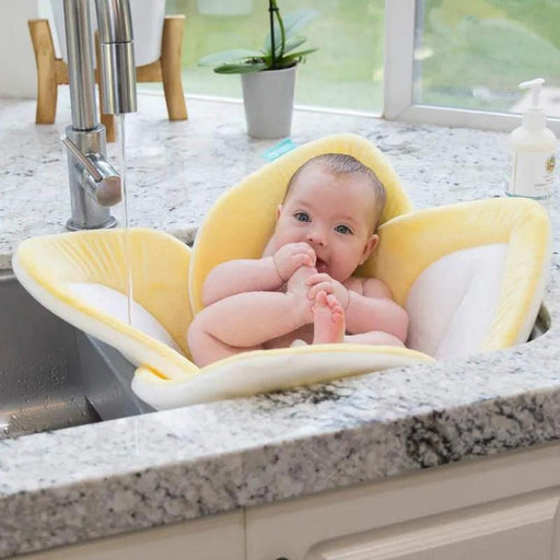 Lotus Dream Baby Bath Mat - Foldable Floral Serenity