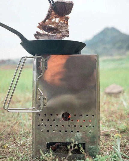 Portable Stainless Steel Charcoal Grill for Unforgettable Outdoor Feasts