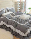 Dark Grey / for 1.5m bed 3pcs / Flat Bed Sheet