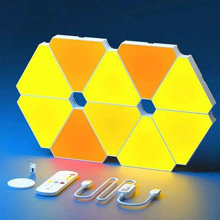 LuminousBeat Music-Responsive RGB Wall Light - Modern Accent for Gaming and Bedroom Vibes