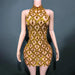 Radiant Rose Pink Sequin Mesh Bodycon Dress - Perfect for Celebratory Occasions