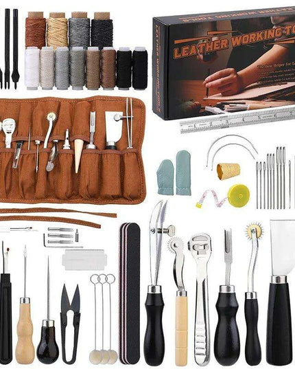 Deluxe Portable Leathercraft Tool Kit: Ignite Your Imagination!
