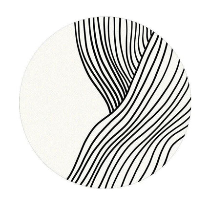 Luxurious Circular Floor Rug with High Absorbency, Tailored Sizes for Versatile Use