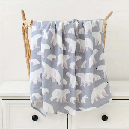 Luxuriously Soft Organic Bamboo Cotton Swaddle Blanket for Infants