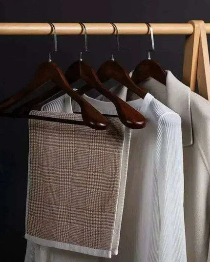 Chic Wooden Hanger Collection for Stylish Closet Arrangement