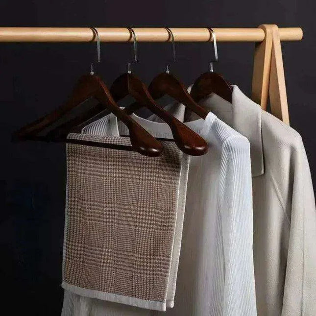 Chic Wooden Hanger Collection for Stylish Closet Arrangement