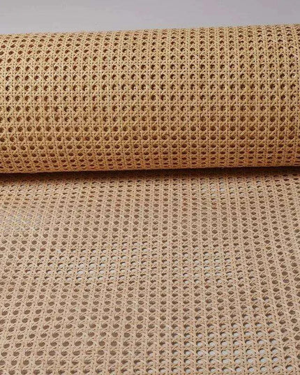 Indonesian Plastic Rattan Weaving Roll for Furniture Makeover - 35-50cm Wide Ideal for Chairs, Cabinets, and Tables
