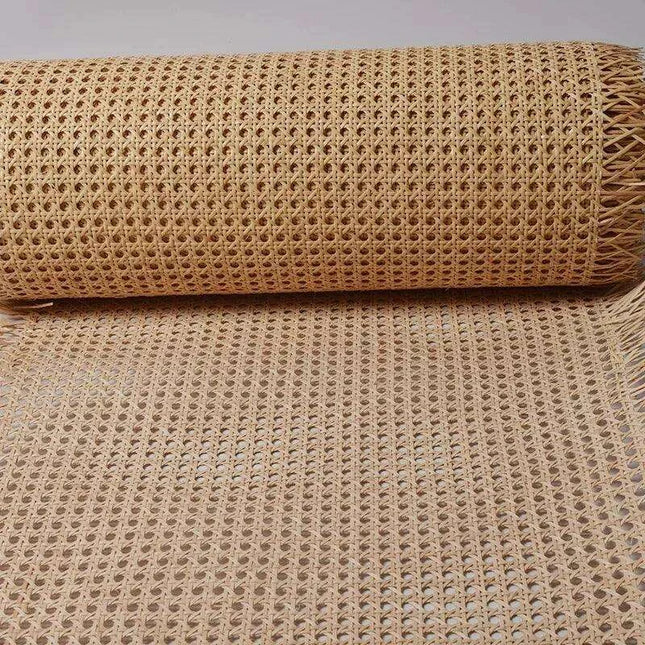 Indonesian Plastic Rattan Weaving Roll for Furniture Makeover - 35-50cm Wide Ideal for Chairs, Cabinets, and Tables