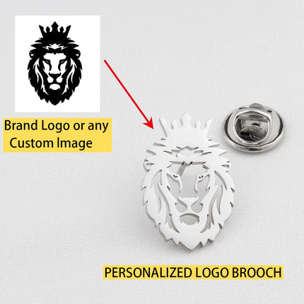 Paiwei Customized Stainless Steel Brooch - Logo & Badge Design