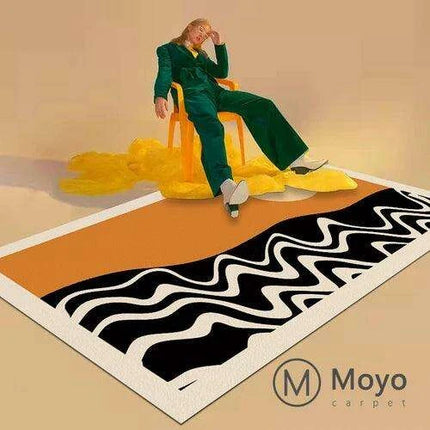 Chic Nordic-Inspired Eco-Friendly Rug Collection for Stylish Home Interiors - Customizable Sizes Available