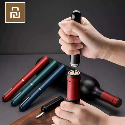 Effortless Wine Uncorking Air Pressure Corkscrew Set
