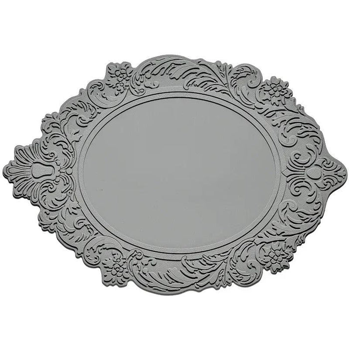 Elegant Embossed Flower Silicone Placemats - Enhance Your Dining Experience