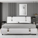 Modern Adjustable Curved Headboard Stainless Steel Bed Frame