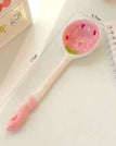 strawberry spoon