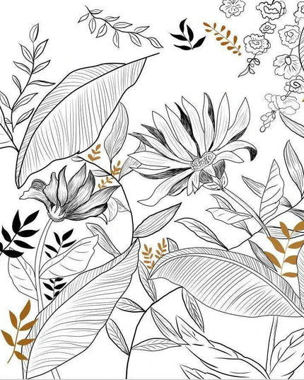 Tropical Dreamscape Abstract Wallpaper Mural