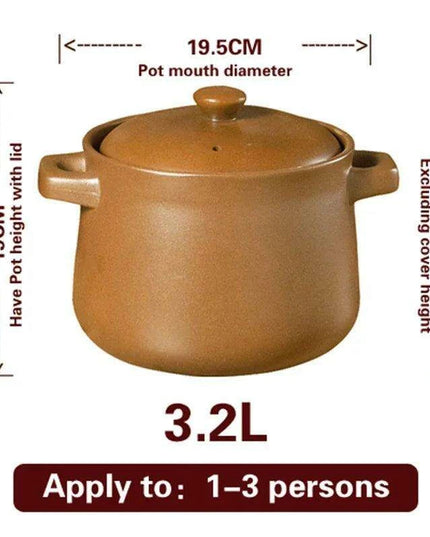 Premium Chinese Hot Pot & Stew Pot for Gas Stoves - Elevate Your Asian Cooking Experience