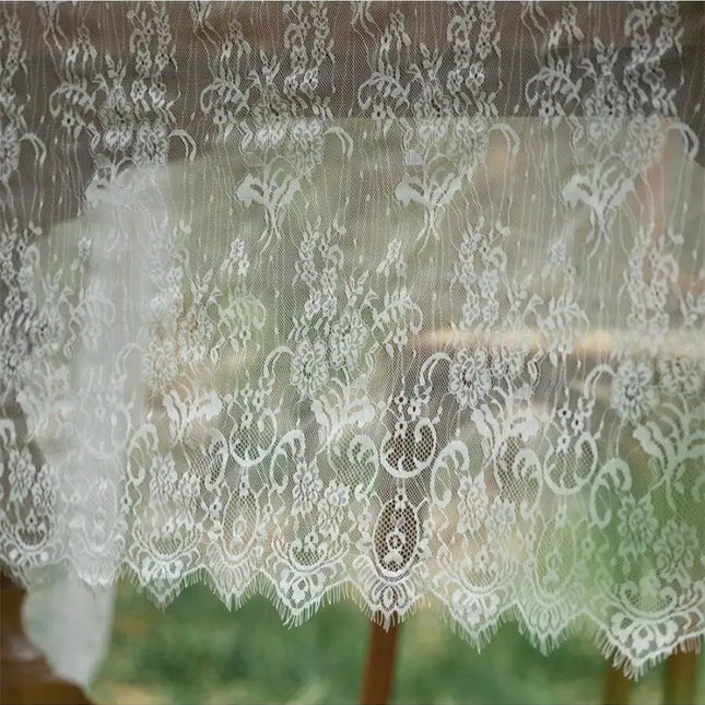 HZTsingYi White Lace Tablecloth - Elegant Wedding & Picnic Decor