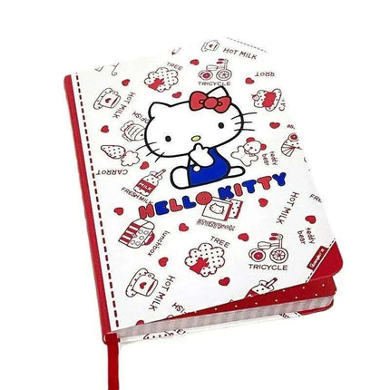 Hello Kitty Cute Heart Design Coloring Journal - Adorable Anime Notebook for Creative Mindfulness