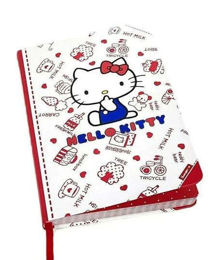 Hello Kitty Cute Heart Design Coloring Journal - Adorable Anime Notebook for Creative Mindfulness