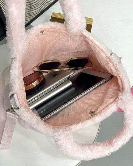 Kawaii Sanrio Plush Character Bags - Iconic Cinnamoroll, My Melody, Kuromi, Hello Kitty - Stylish Shoulder & Crossbody Set