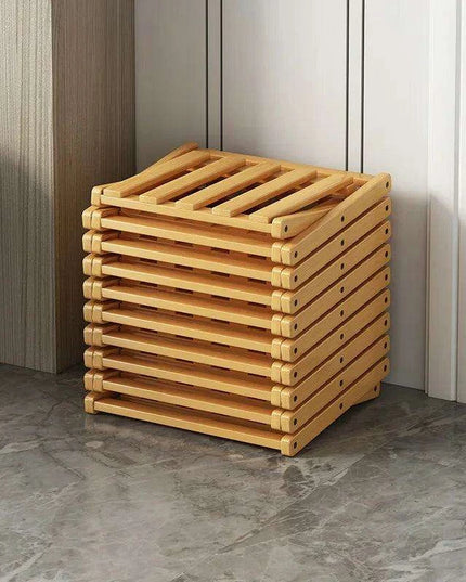 Elegant Expandable Bamboo Shoe Storage Rack with Customizable Tier Options