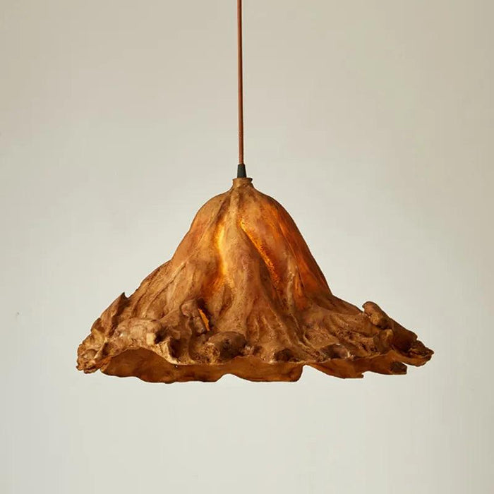 Vintage Lotus Leaf LED Pendant Light - Adjustable Chandelier for Elegant Home Decor