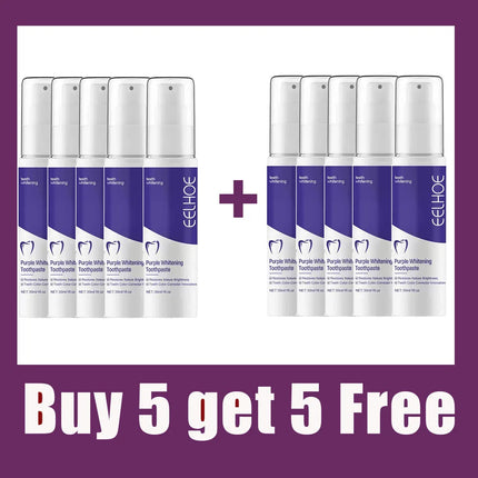 Whitening Toothpaste Pump - Natural Stain Removal & Fresh Breath Formula
