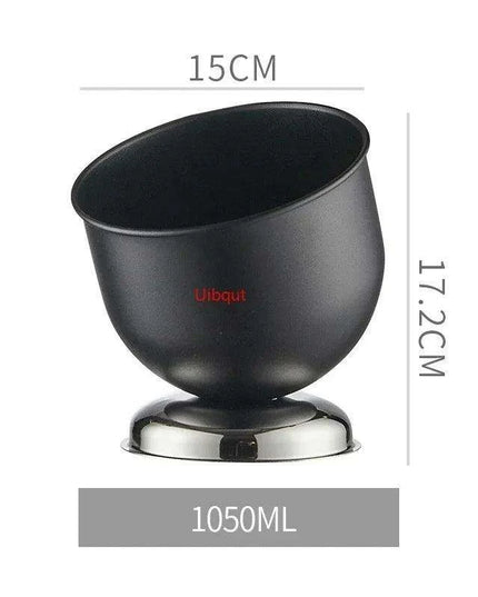 Majestic Deer Head Ice Bucket: Luxurious European Charm in Dual-Tone Design