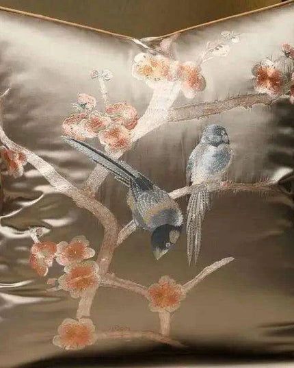 45x45/50x35cm Chinese Traditional Embroidered Bird Cushion Cover