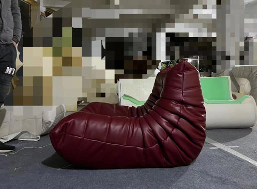 Chic Velvet Caterpillar Lounge Chair for Stylish Living Spaces