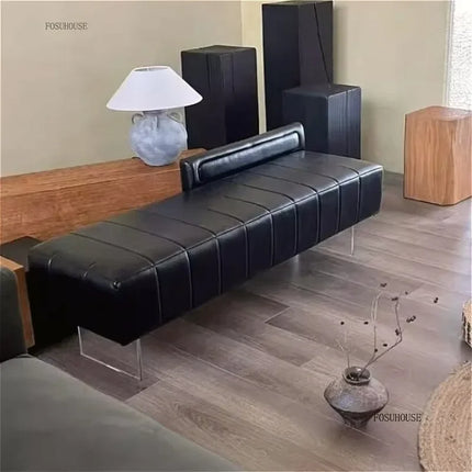 Treasure Home Modern Minimalist Italian Designer Shoe Changing Stool
