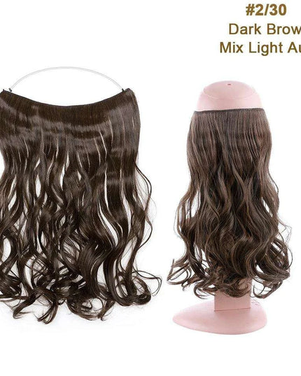 Glamorous Transformation: Discover the Magic of Invisible Wire Hair Extensions