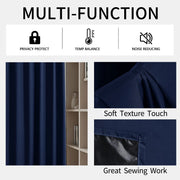 100% Blackout Curtains – Thermal Insulated, Waterproof, Custom Size