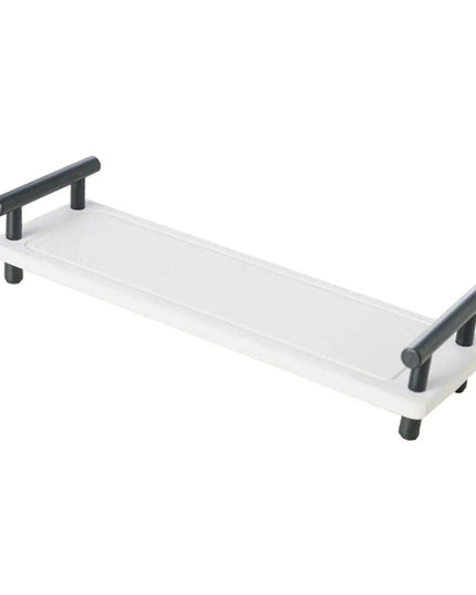 Quick Dry Stainless Steel Bathroom Sink Organizer with Soap and Sponge Holder