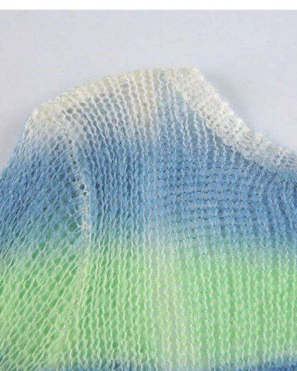 Chic Striped Bell Sleeve Dress with Back Cutout - Sophisticated Women's Fashion by JakotoNew