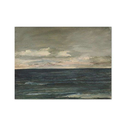 Coastal Calm Art Print - Tranquil Beachscape Canvas