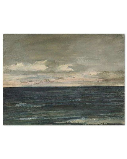 Coastal Calm Art Print - Tranquil Beachscape Canvas