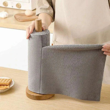 Eco-Friendly Perforated Microfiber Cleaning Towel Roll for Sustainable Kitchen Use