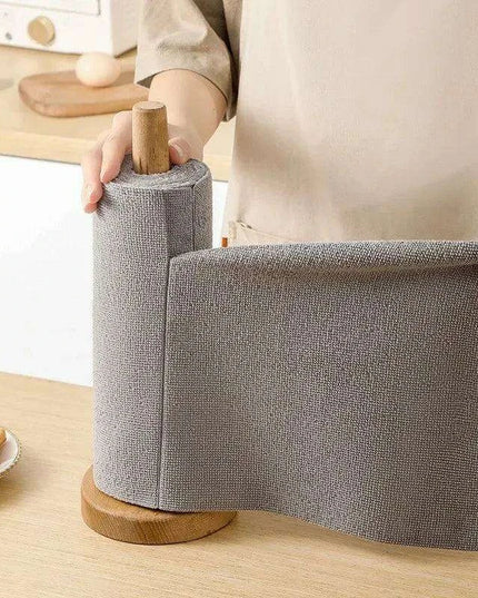 Eco-Friendly Perforated Microfiber Cleaning Towel Roll for Sustainable Kitchen Use