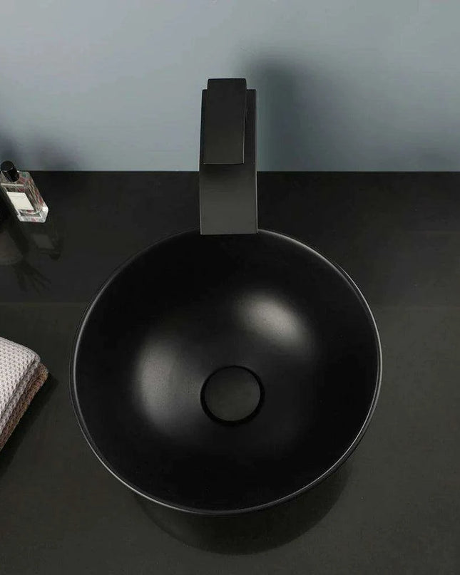 Artisan Hand-Painted Tempered Glass Sink Ensemble with Modern Chrome Faucet