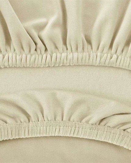 Luxe Stretch Velvet Slipcovers for High-Back Sloping Arm Chairs - Elegant Furniture Protection for Home and Events