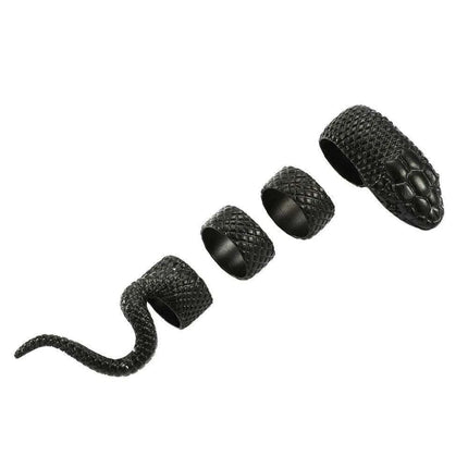 Serpent's Whisper: Enchanting Vintage Gothic Jewelry Set